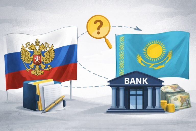 Уведомление ФНС РФ об открытии счета в Казахстане