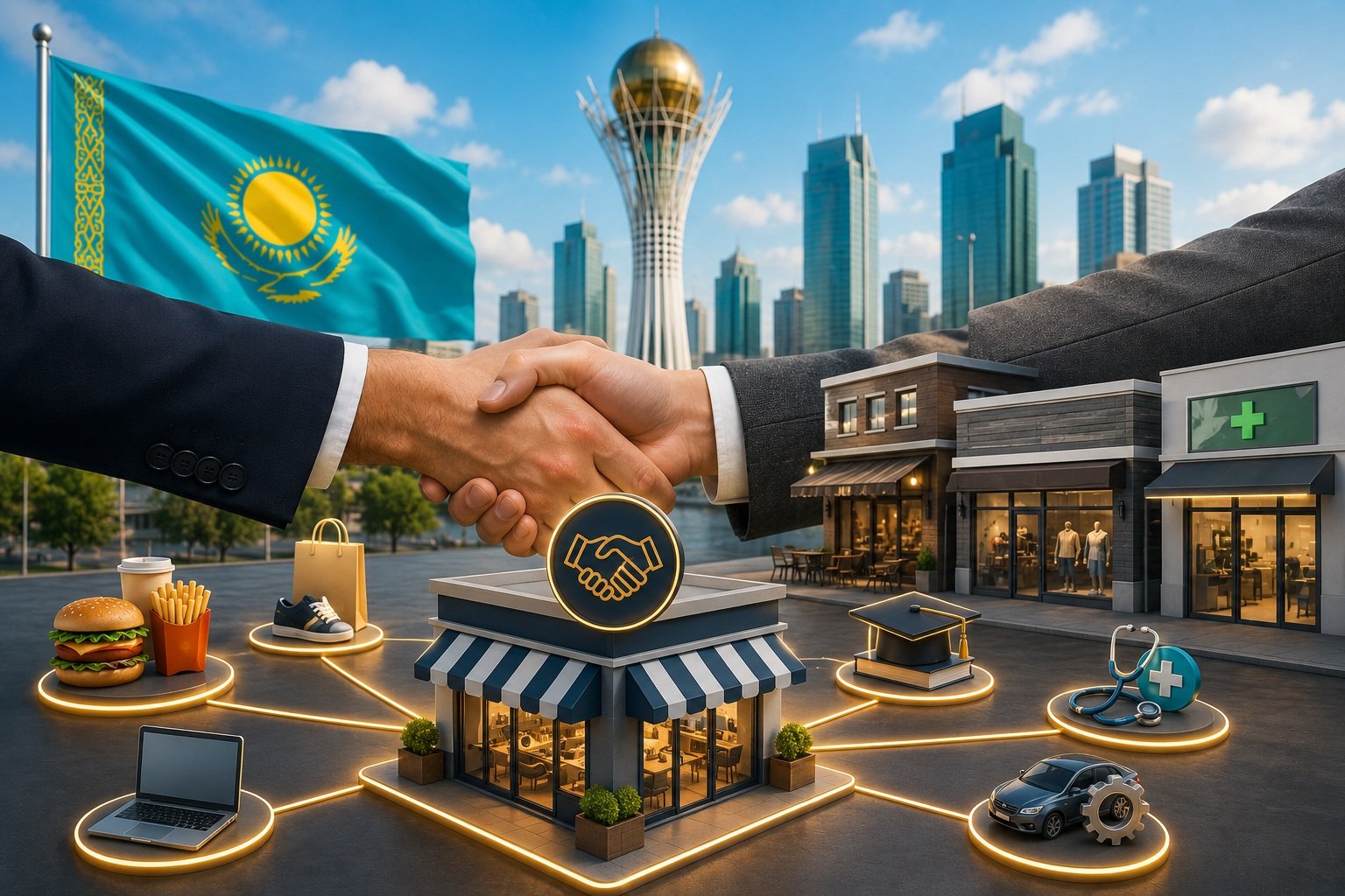 Франшиза в Казахстане в 2026 году: популярные направления и перспективные ниши